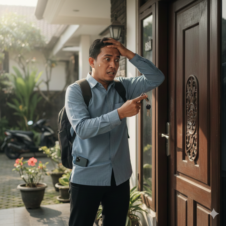 Panik Karena Kunci Tertinggal di Dalam Rumah? Jangan Asal Dobrak, Ini Solusinya!