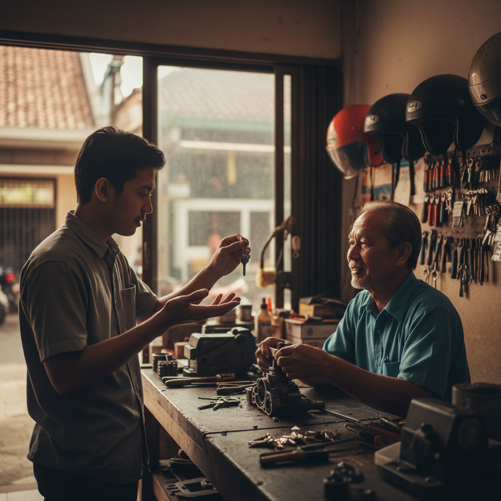 Featured gimana cara bikin kunci motor baru kalau kunci asl